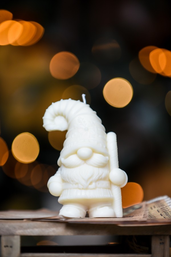 Alyvuogių vaško žvakė "Nykštukas didelis -2"