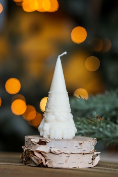 Alyvuogių vaško žvakė "Nykštukas"