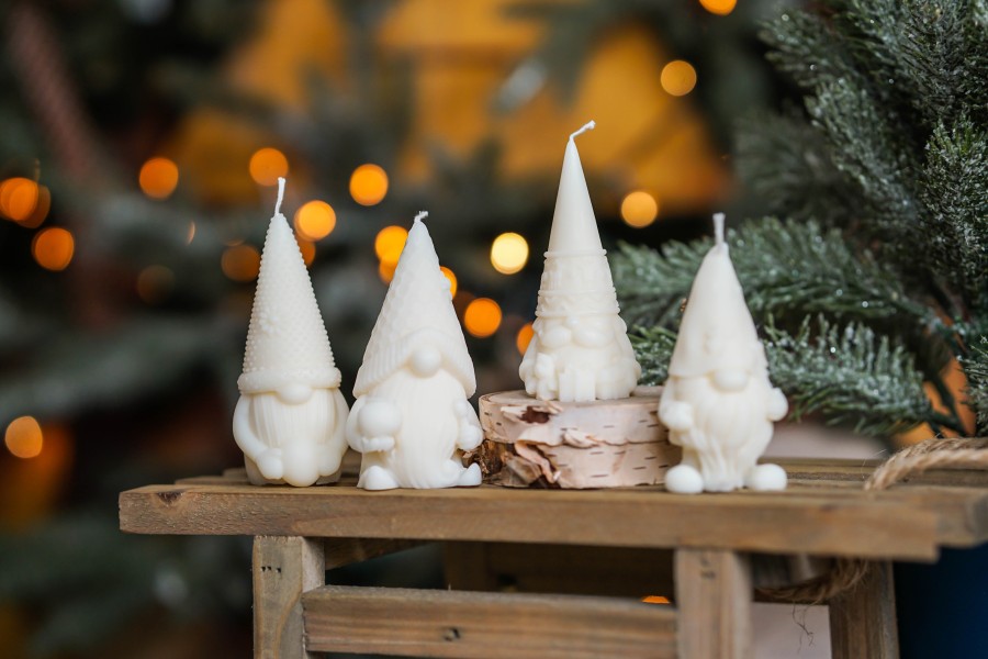 Alyvuogių vaško žvakė "Nykštukas"